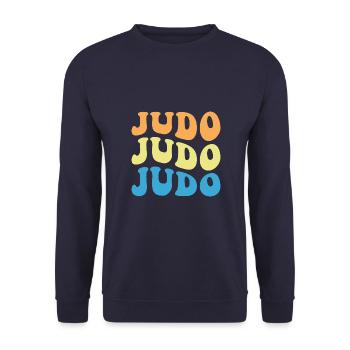 Judo - Sweat-shirt Unisexe - marine - Devant - Alina (178cm) & Michal (187cm)