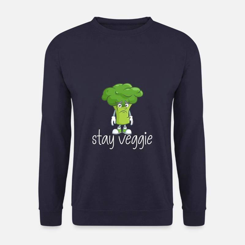 Brokkoli Vegetarisch - Unisex Pullover - Navy