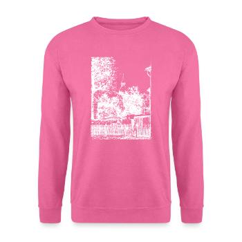 Mon vieux village - village historique à la maison - Sweat-shirt Unisexe - rose - Devant