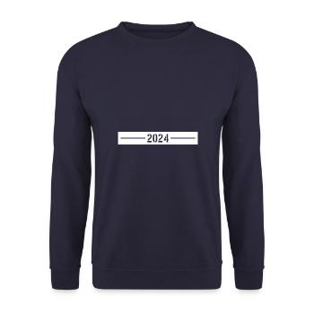 Année 2024 - Sweat-shirt Unisexe - marine - Devant - Alina (178cm) & Michal (187cm)