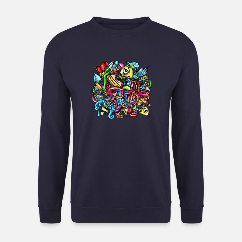Doodle - Unisex Sweatshirt - navy