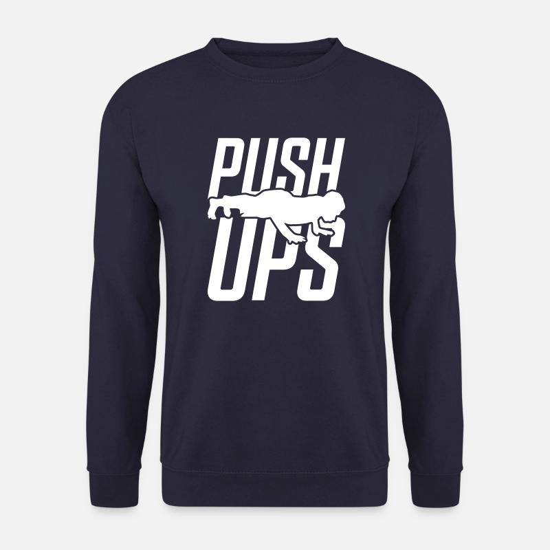 push ups push-ups gym - Unisex Sweatshirt - navy
