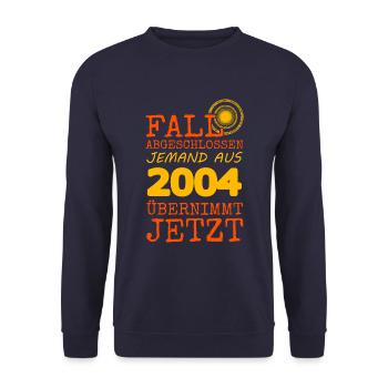 Jahr 2004 - Unisex Pullover - Navy - Vorne - Alina (178cm) & Michal (187cm)