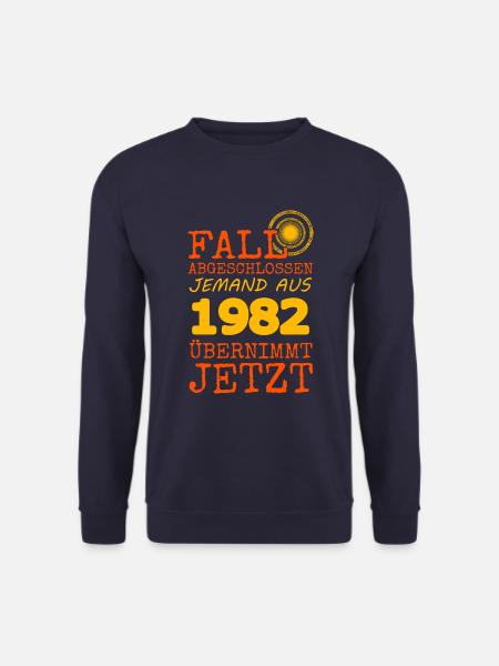 abgeschlossen 1982 - Unisex Pullover - Navy