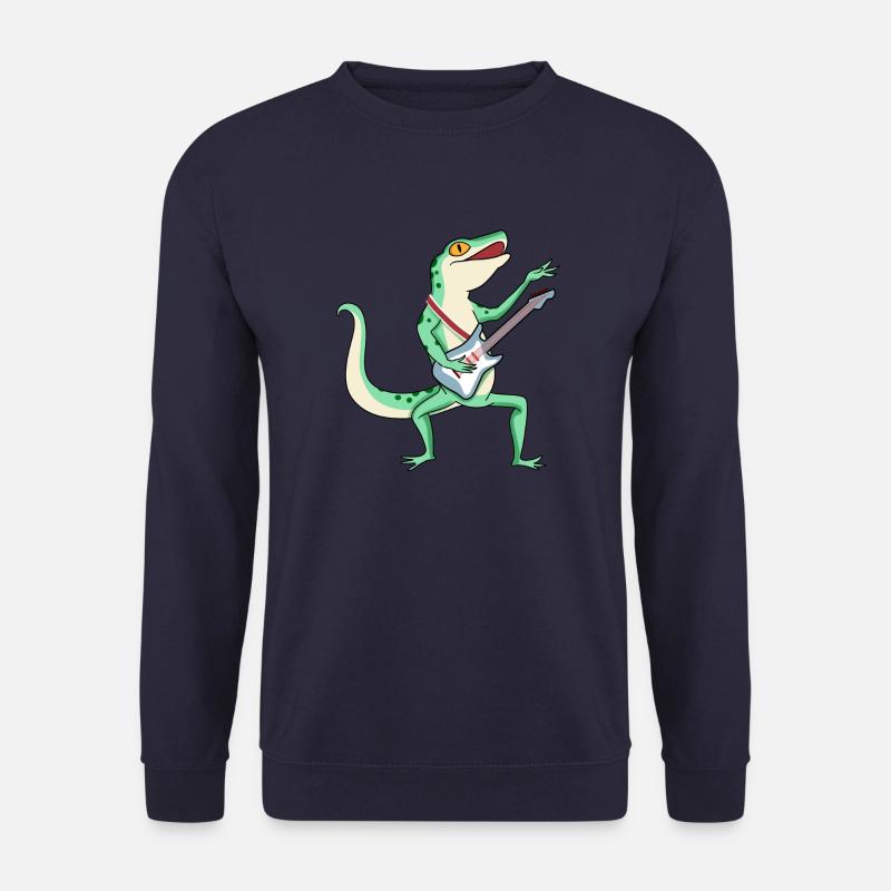 Star Lizard Electric Guitar - Unisex Sweatshirt - navy