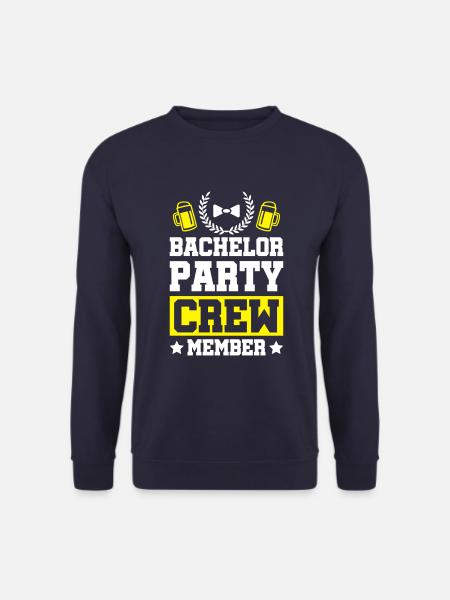 bachelor party crew - Unisex Sweatshirt - navy