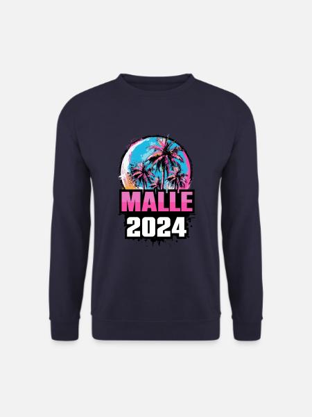 Malle 2024 Palmen - Unisex Pullover - Navy