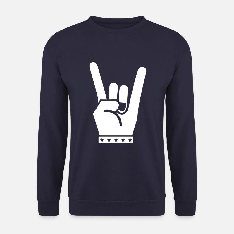 Rock - Unisex Pullover - Navy