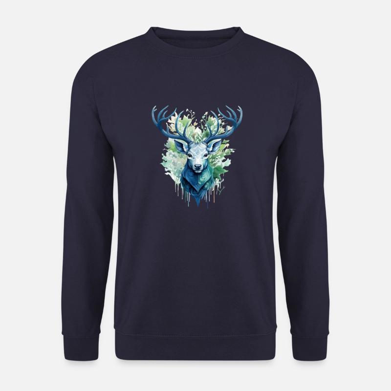 Hirsch - Unisex Pullover - Navy