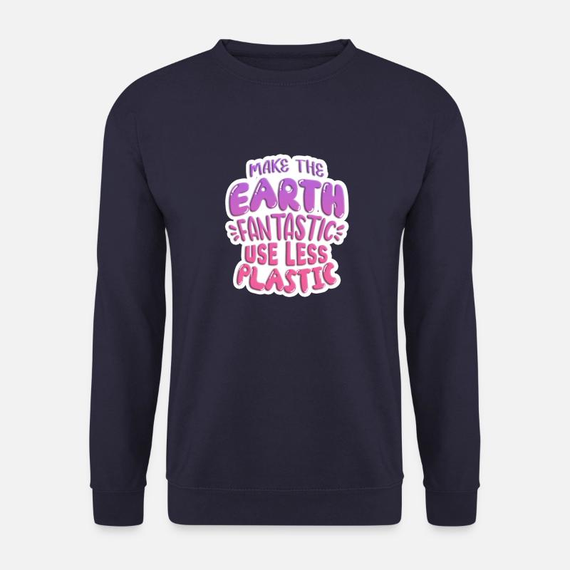Reduce plastic - Unisex Sweatshirt - navy