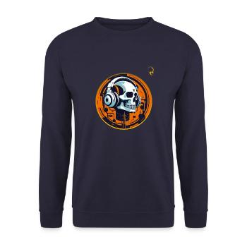 KLANG DES TODES - Unisex Pullover - Navy - Vorne - Alina (178cm) & Michal (187cm)