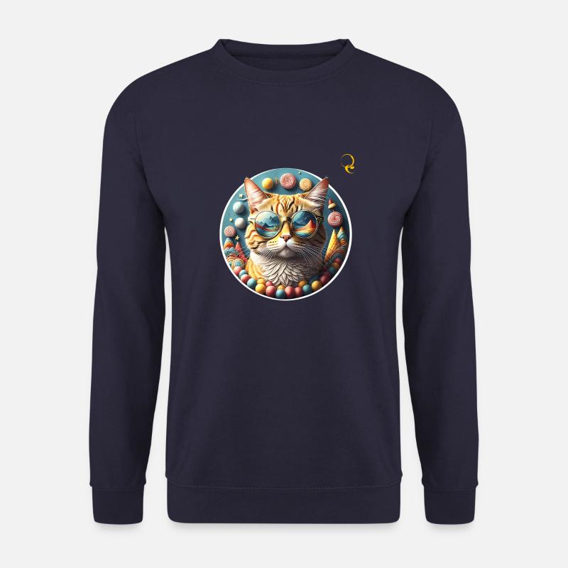 KATZENHORIZONT - Unisex Pullover - Navy