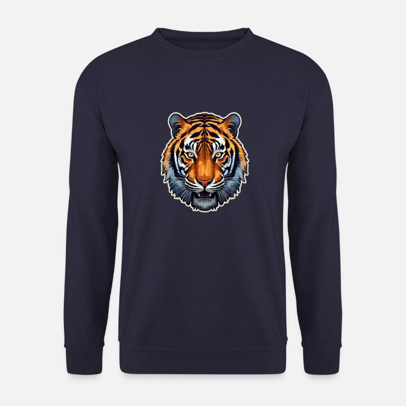 Tigerkopf - Unisex Pullover - Navy