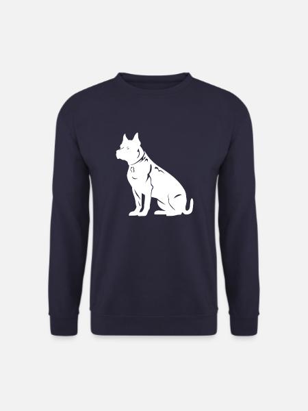 American Staffordshire Terrier Hund - Unisex Pullover - Navy