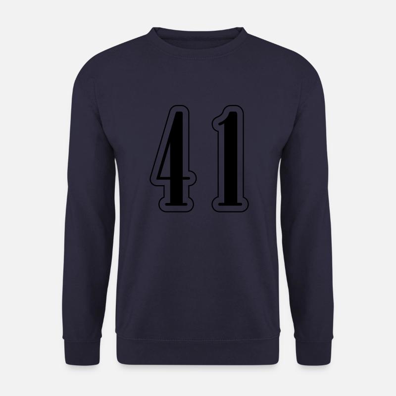 41 Symbole numérique - Sweat-shirt Unisexe - marine