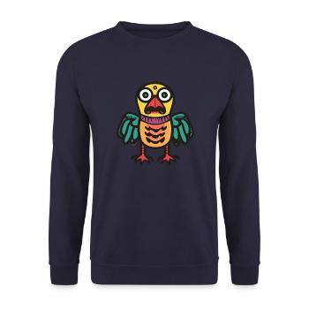 Turkey Halloween Animal - Unisex Sweatshirt - navy - Front - Alina (178cm) & Michal (187cm)