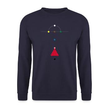 Snooker - Unisex Pullover - Navy - Vorne - Alina (178cm) & Michal (187cm)