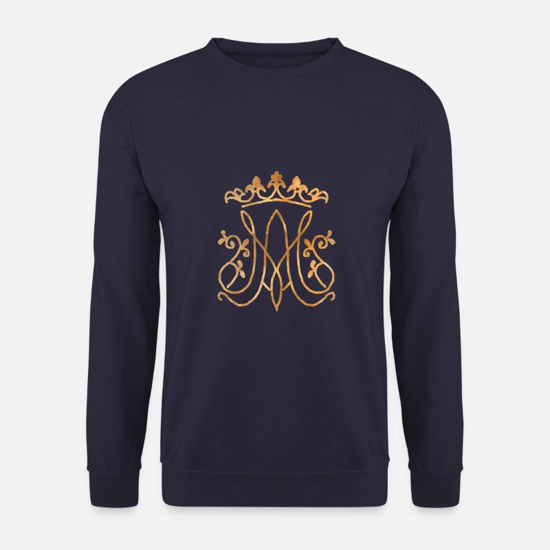 Ave Maria Monogramm - Unisex Pullover - Navy