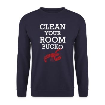 Jordan Peterson T-Shirt - Nettoyez votre chambre - Sweat-shirt Unisexe - marine - Devant - Alina (178cm) & Michal (187cm)