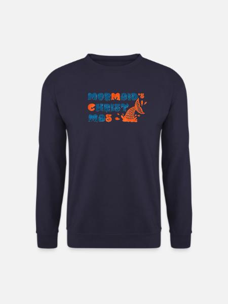 Mermaids Christmas - Unisex Pullover - Navy
