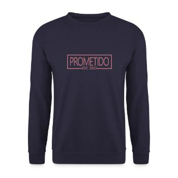 Prometido Est. 2023 Fiancé Engagement Groom To Be - Sweat-shirt Unisexe - marine - Devant - Alina (178cm) & Michal (187cm)