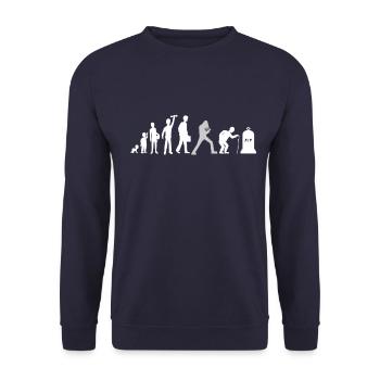 rock Evolution - Sweat-shirt Unisexe - marine - Devant - Alina (178cm) & Michal (187cm)