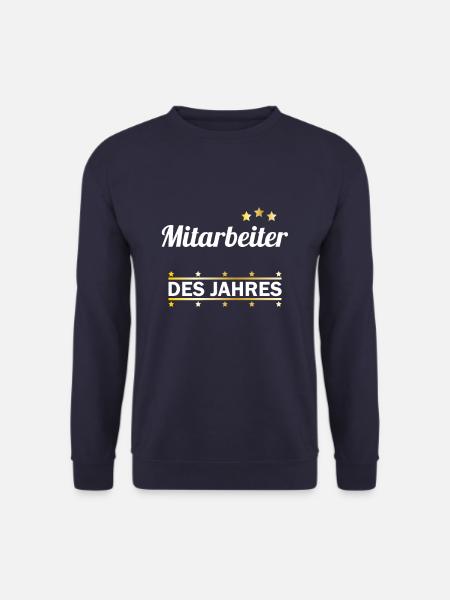 Mitarbeiter des Jahres | Angestellter Arbeiter - Unisex Pullover - Navy