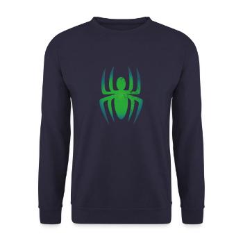 Spider Tarantula Tarantula Tarantula black widow - Unisex Sweatshirt - navy - Front - Alina (178cm) & Michal (187cm)