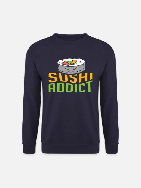 Japanisches Sushi Koch Geschenk Maki Nori Maguro - Unisex Pullover - Navy