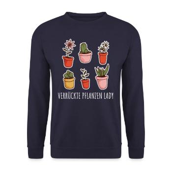 Floristin Blumen Blumenladen Geschenk Floristik - Unisex Pullover - Navy - Vorne - Alina (178cm) & Michal (187cm)