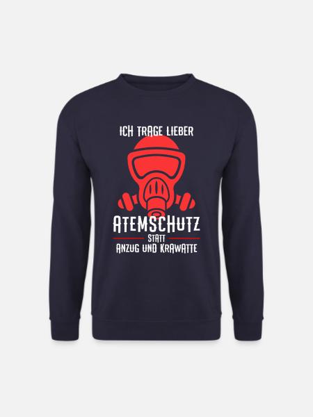 Atemschutz Feuerwehr Atemschutzübung FFW Geschenk - Unisex Pullover - Navy