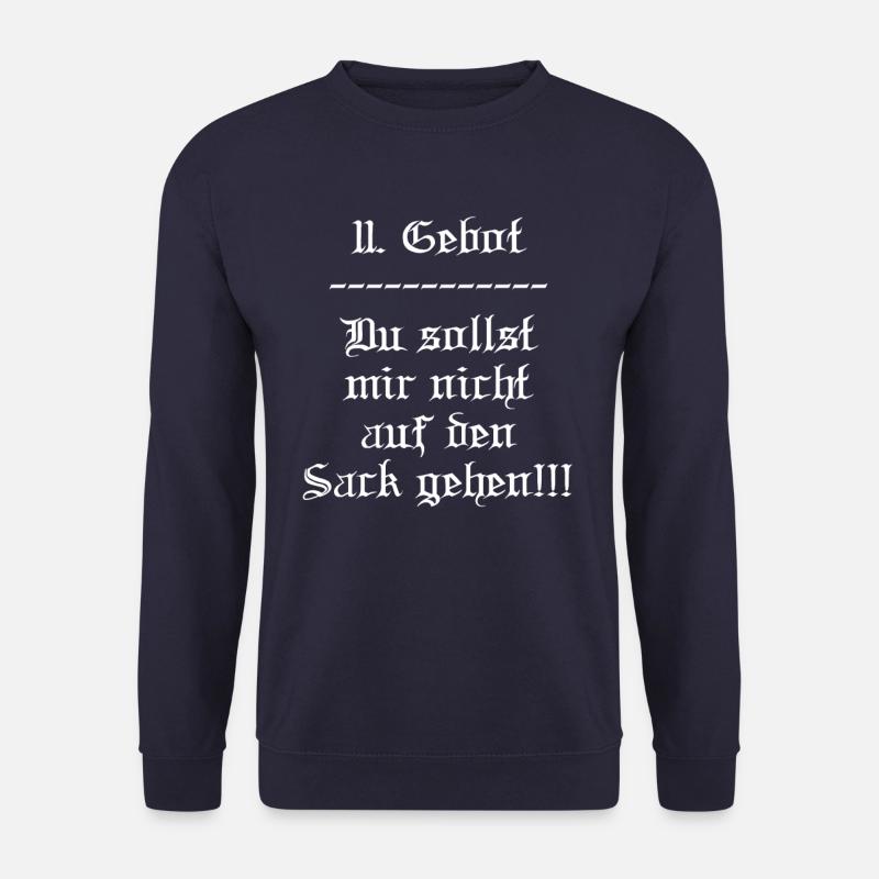Das 11. Gebot - Unisex Pullover - Navy