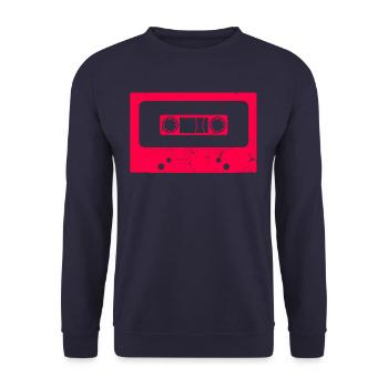 Kassette - Unisex Pullover - Navy - Vorne - Alina (178cm) & Michal (187cm)