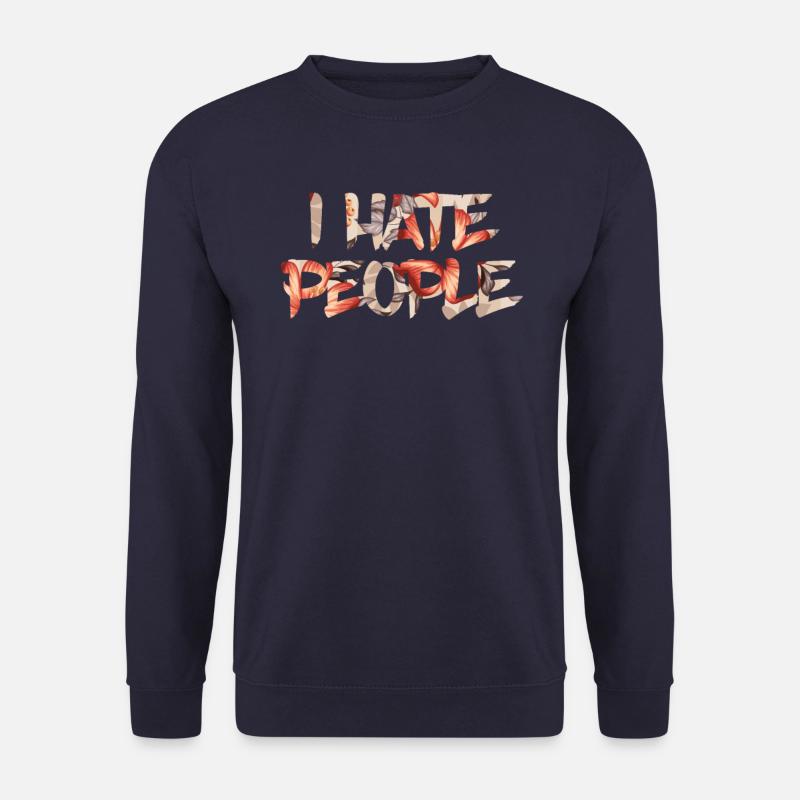 I hate people - Unisex Sweatshirt - navy