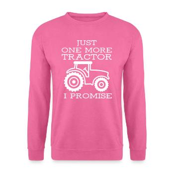 Traktor Landwirt Landwirtschaft Spruch - Unisex Pullover - Pink - Vorne