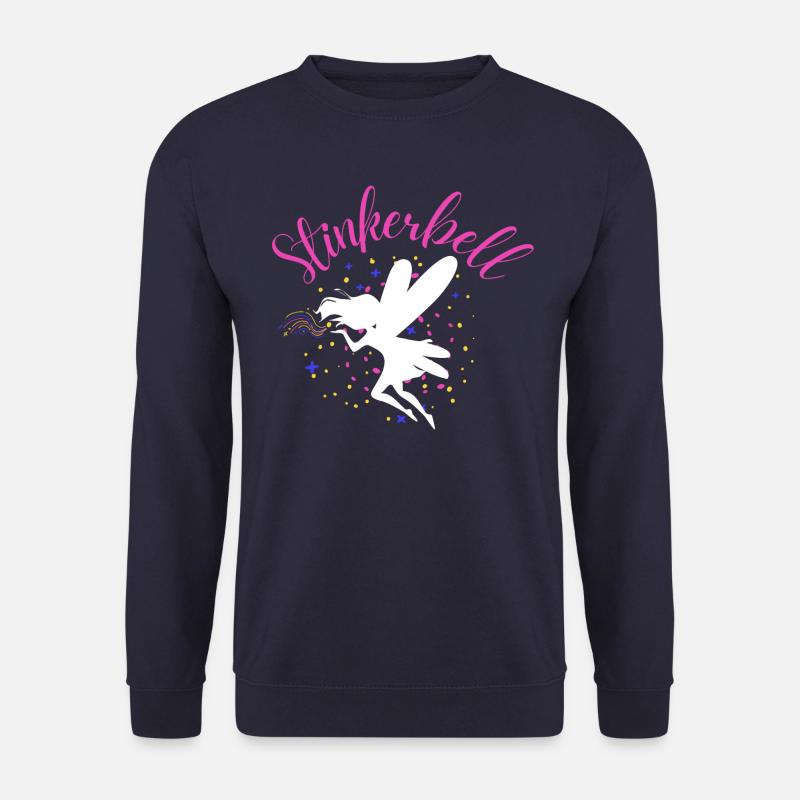 Stinkerbell Fee Elfe Glitzer Staub Lustiger Spruch - Unisex Pullover - Navy