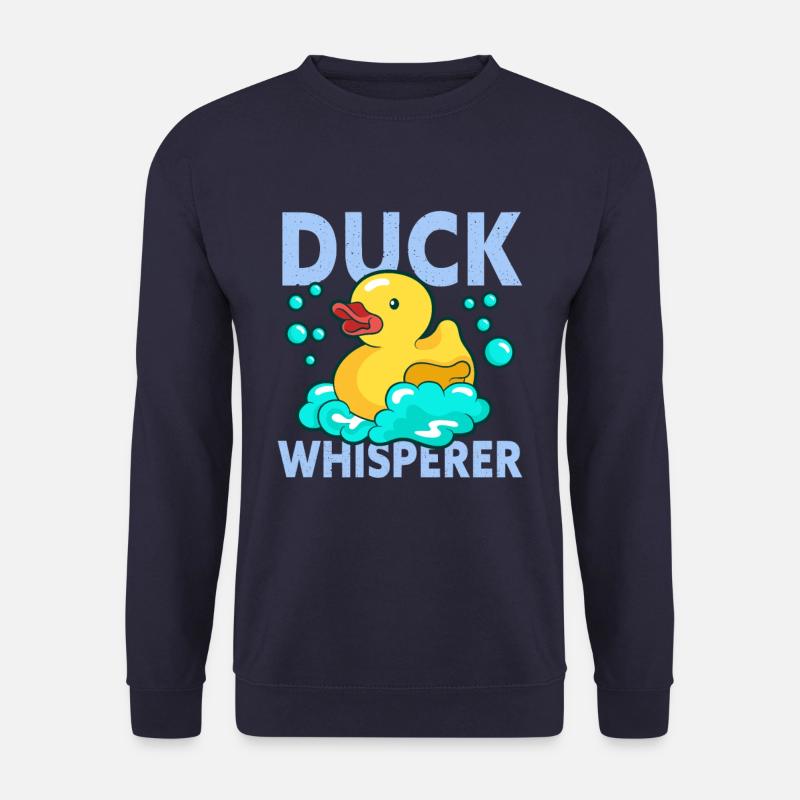 Duck Whisperer Rubber Duckling - Unisex Sweatshirt - navy