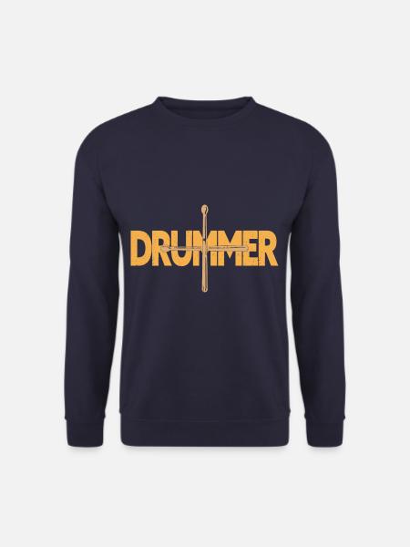 Schlagzeuger Drumsticks Trommeln - Unisex Pullover - Navy