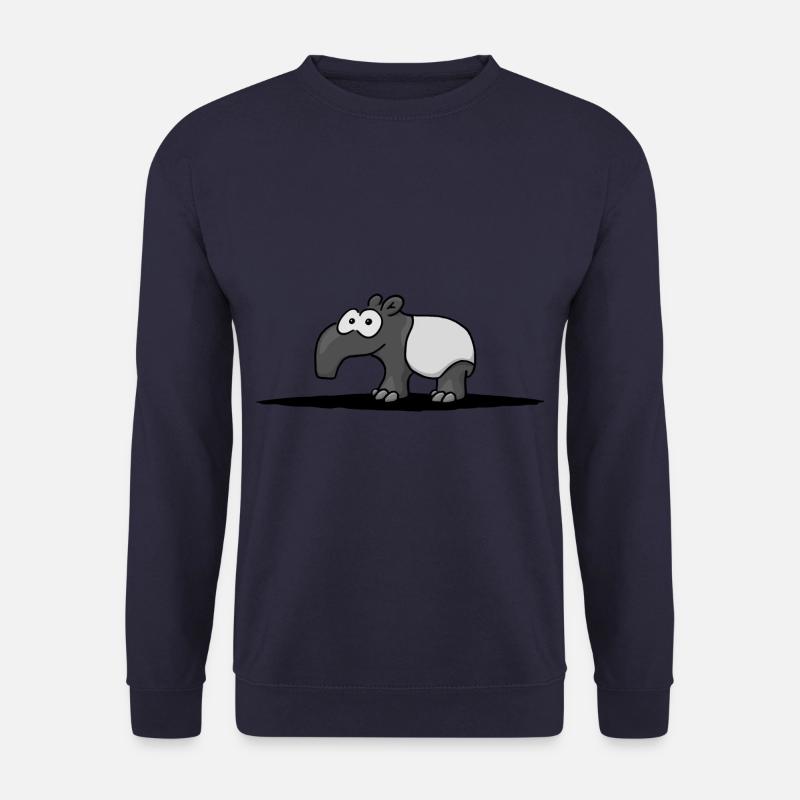 süßer comic Schabracken-Tapir lustig Geschenk - Unisex Pullover - Navy