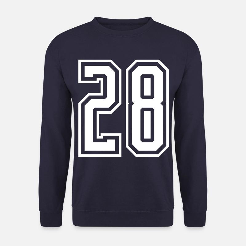 28 Zahl nummer - Unisex Pullover - Navy