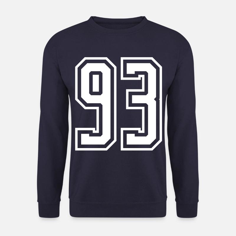 93 Zahl nummer - Unisex Pullover - Navy