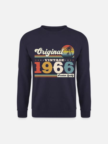 Original Mai 1966 Millésime 1966 Anniversaire 1966 - Sweat-shirt Unisexe - marine