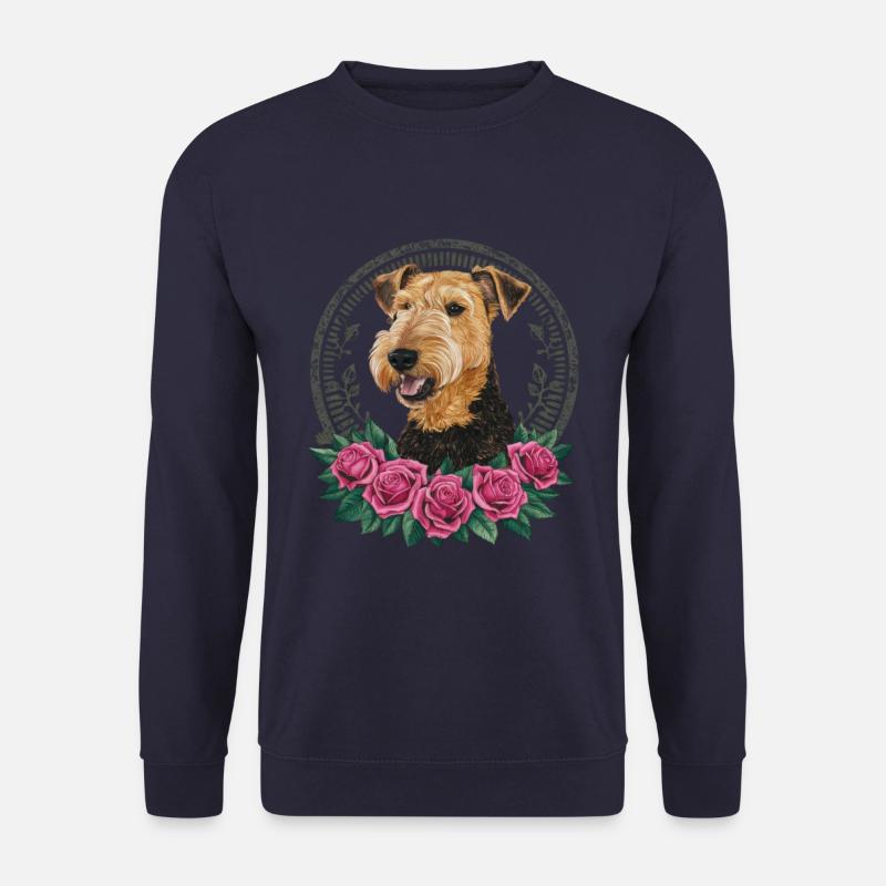 Airedale Terrier - Unisex Sweatshirt - navy