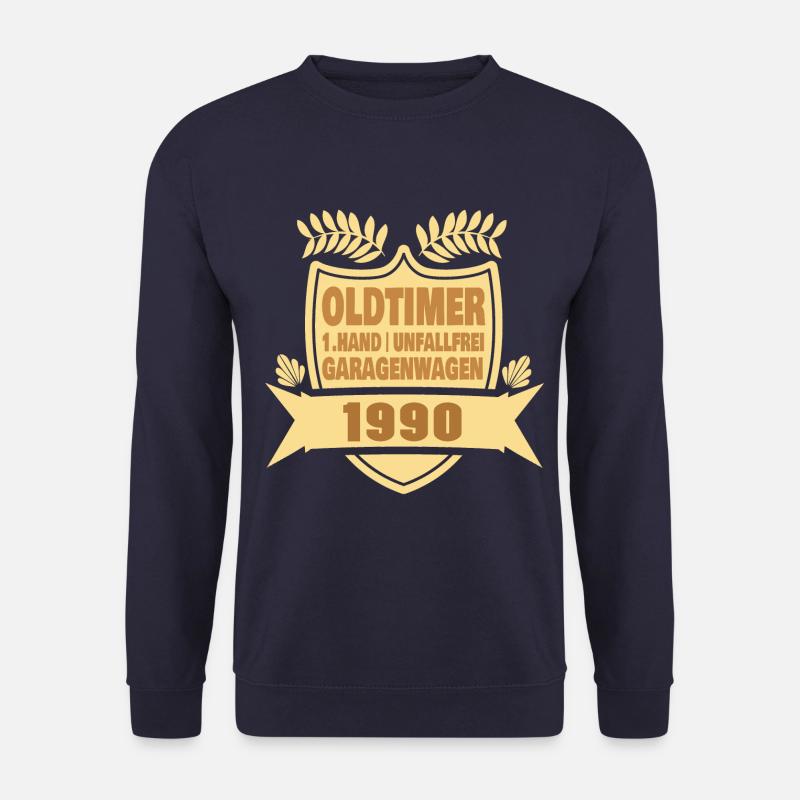 Opa Oma Geschenkidee 1990 - Unisex Pullover - Navy