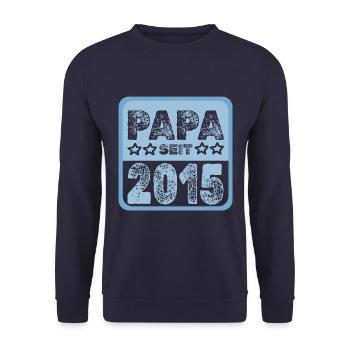 2015 - Unisex Sweatshirt - navy - Front - Alina (178cm) & Michal (187cm)
