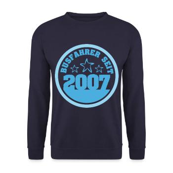 2007 - Unisex Pullover - Navy - Vorne - Alina (178cm) & Michal (187cm)