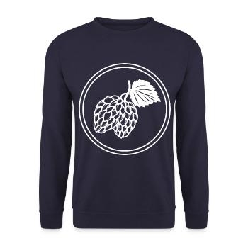 Beer Hops Tap Brewery - Unisex Sweatshirt - navy - Front - Alina (178cm) & Michal (187cm)