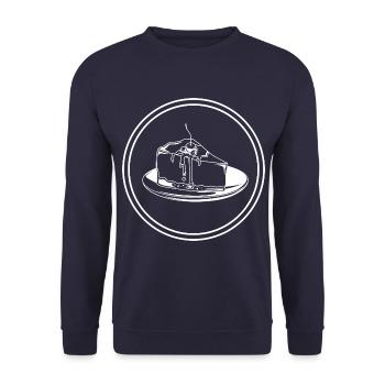 Cuisson du cheesecake - Sweat-shirt Unisexe - marine - Devant - Alina (178cm) & Michal (187cm)
