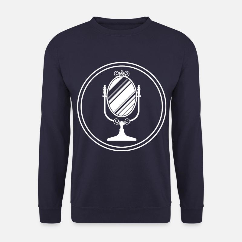 Silhouette d’icône de miroir - Sweat-shirt Unisexe - marine