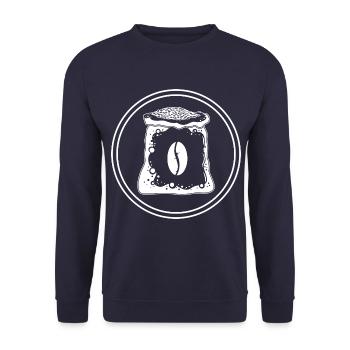 Coffee machine icon - Unisex Sweatshirt - navy - Front - Alina (178cm) & Michal (187cm)
